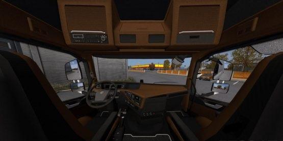Brown Black Interior for Volvo