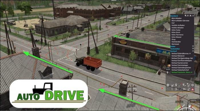 AutoDrive Kurse für die Sosnovka Map