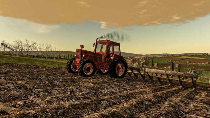 RUSTY TRACTOR WITH OLD PLOW V1.0.0.0