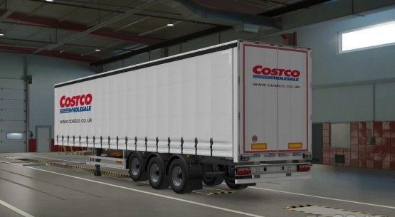 Costco Curtainsider & Refrigerated 40′ trailers