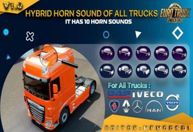 Hybrid Horn Sound oF All Trucks Mod v1.0 For ETS2 Multiplayer