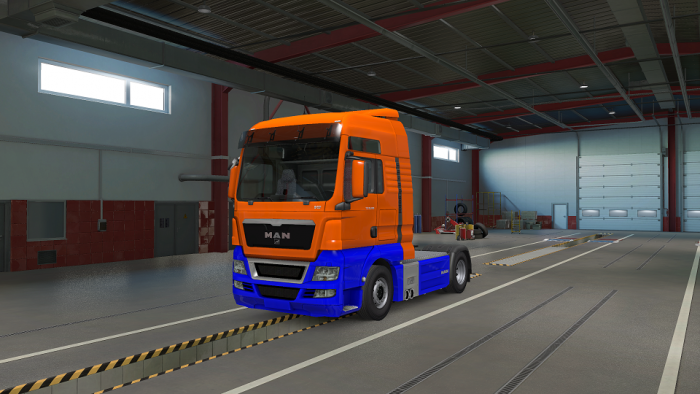 Two Tone Paint for MAN TGX