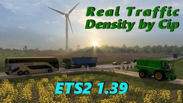 ETS2 Real Traffic Density by Cip v1.39.a