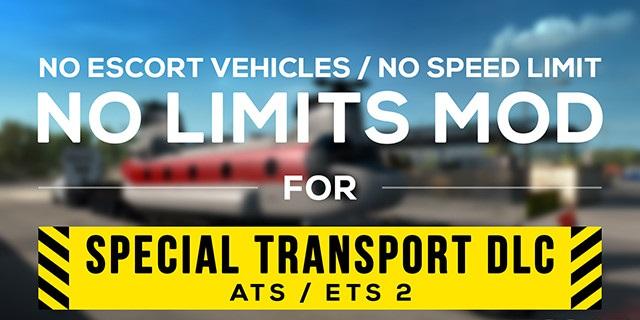 No Limits Mod v1.2 for Special Transport DLC (by Frkn64)