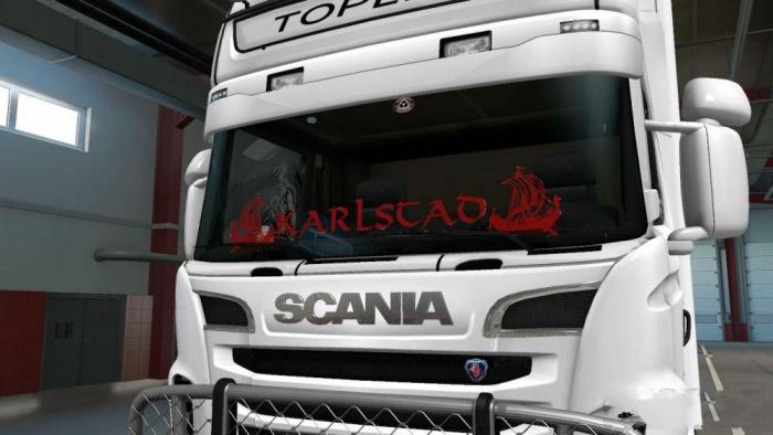 VIKING STYLE WINDOW STICKERS FOR SCANIA RJL V1.0