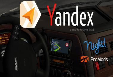 YANDEX NAVIGATOR NIGHT VERSION FOR PROMODS V1.7