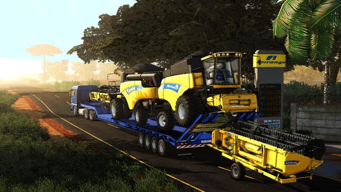 Transport Trailer 25m Fs19 Fs17 Ets 2 Mods 7828