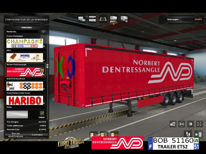 ETS2 SKIN NORBERT DENTRESSANGLE BY BOB51160 V1.0.0.0