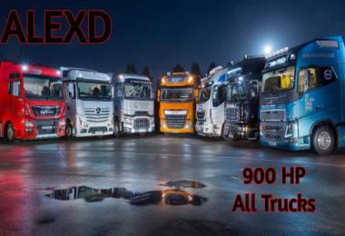 900 HP ENGINES FOR ALL TRUCKS V1.8 1.39.X