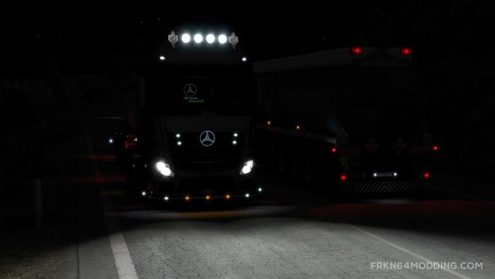 Realistic Vehicle Lights Mod v6.0 for ETS 2 (by Frkn64)