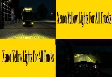 XENON YELLOW LIGHTS FOR ALL TRUCKS V1.0