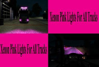 PINK XENON LIGHTS FOR ALL TRUCKS V1.0