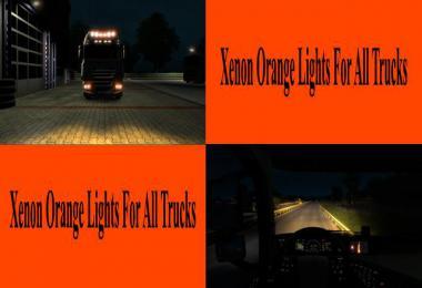 ORANGE XENON LIGHTS FOR ALL TRUCKS V1.0