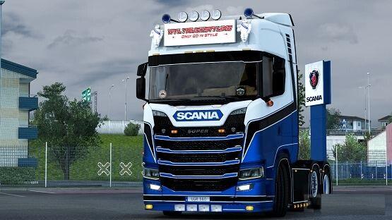 WF Paintjobs BD Logistics skin for Scania NG » GamesMods