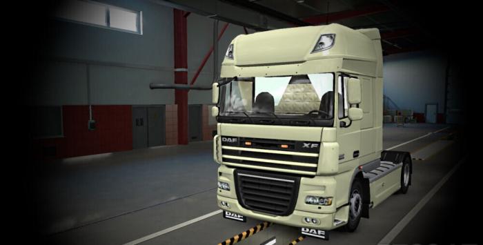 Интерьер daf xf 105 для euro truck simulator 2