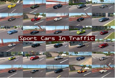 SPORT CARS TRAFFIC PACK (ATS) BY TRAFFICMANIAC V7.7