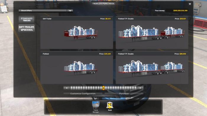 Personal Gift Trailer Mod v1.0 For ATS Multiplayer 1.39