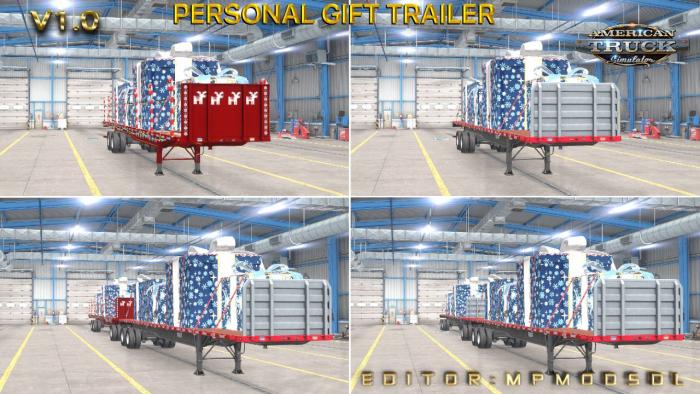 Personal Gift Trailer Mod v1.0 For ATS Multiplayer 1.39