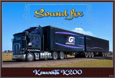 SOUND FIX FOR KENWORTH K200 (ETS 2) V1.1