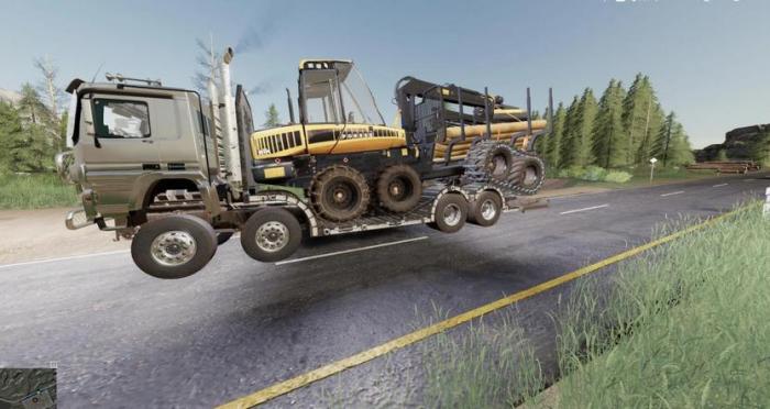 SISU POLAR FOREST MACHINE TRANSPORT V1.0 »  - FS19, FS17, ETS  2 mods