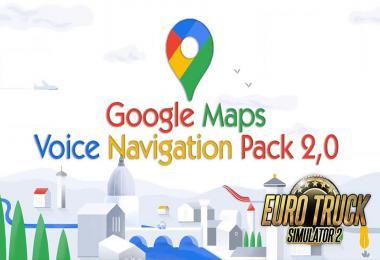 GOOGLE MAPS VOICE NAVIGATION PACK V2.0