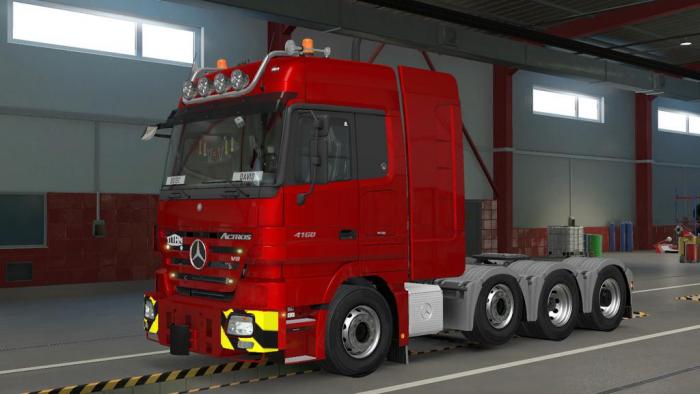 Mercedes Benz Actros Mp2 By Dotec V12 139 Fs19 Fs17 Ets 2 Mods