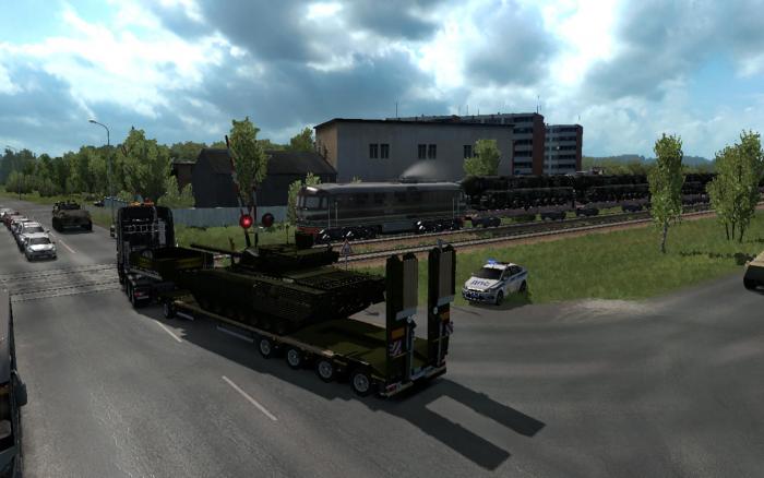 MILITARY OVERSIZED CARGO FOR DLC BEYOND THE BALTIC SEA V9.0