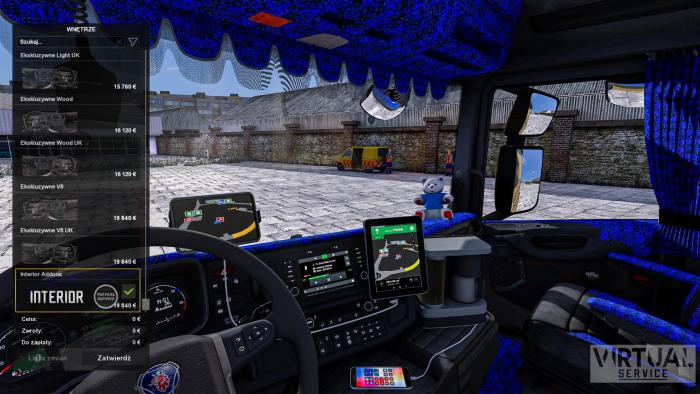 INTERIOR ADDONS FOR SCANIA NG 1.39