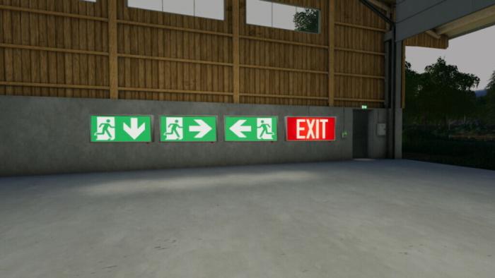 Exit Sign (Prefab*) v1.1