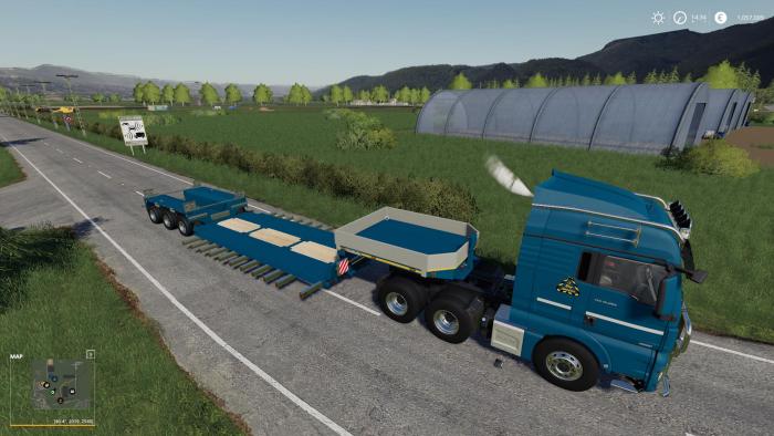 GOLDHOFER LOW LOADER WITH EXTENSIONS FIXED V1.1
