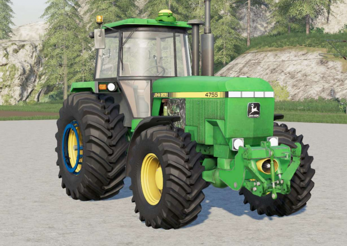 John Deere 4755〡movable front axle