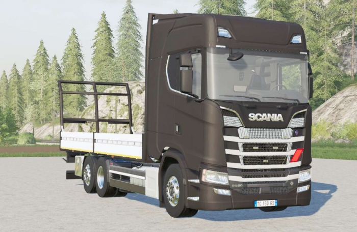 Scania S-series Highline〡platform for bale