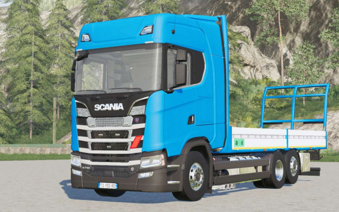 Scania S-series Highline〡platform for bale v1.3