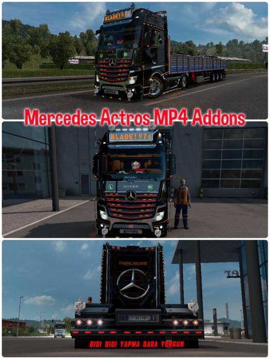 Mercedes Actros MP4 Addons 1.40