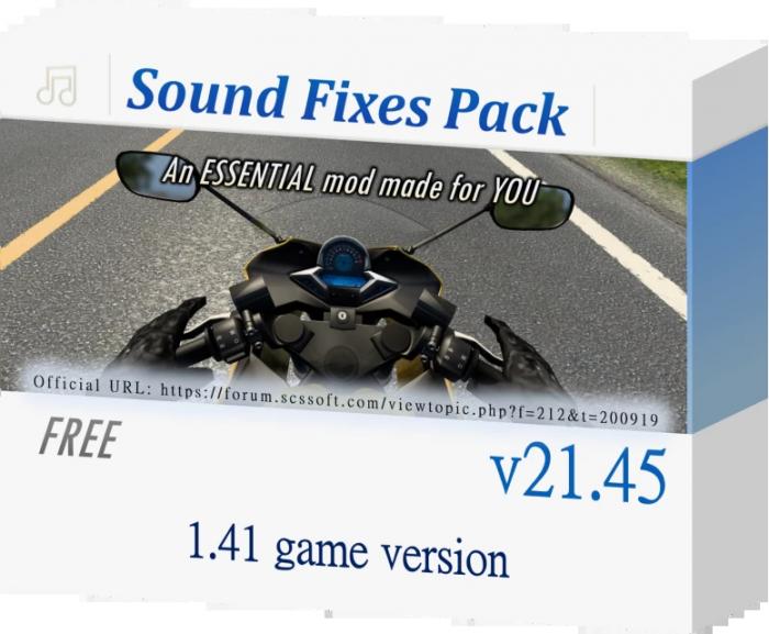 ATS SOUND FIXES PACK V21.45