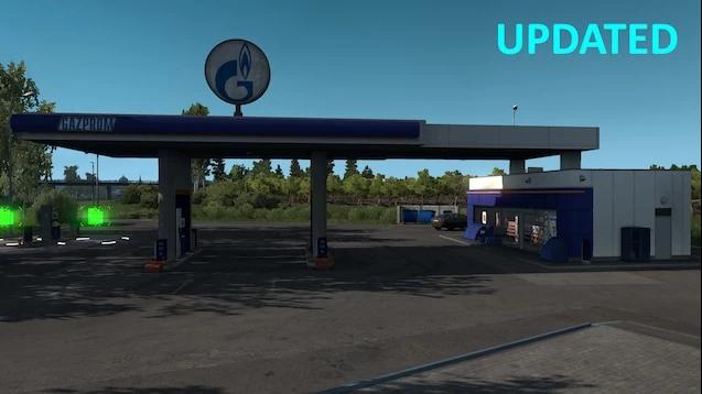 Real European Gas Stations Reloaded 1 40 Gamesmods Net Fs19 Fs17 Ets 2 Mods