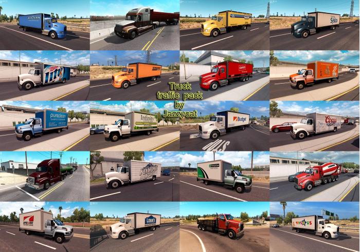 TRUCK TRAFFIC PACK BY JAZZYCAT V2.7.3