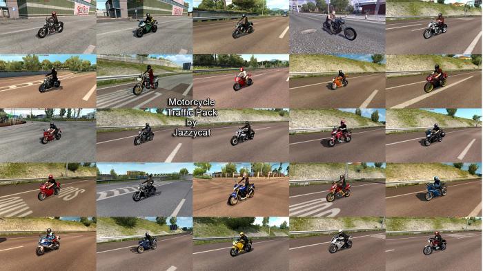 MOTORCYCLE TRAFFIC PACK BY JAZZYCAT V3.8.7