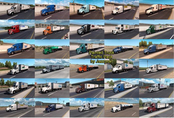 PAINTED TRUCK TRAFFIC PACK BY JAZZYCAT V4.1.5