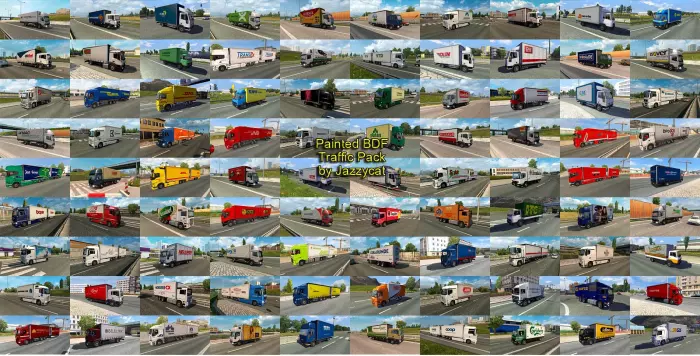 PAINTED BDF TRAFFIC PACK BY JAZZYCAT V10.2.1