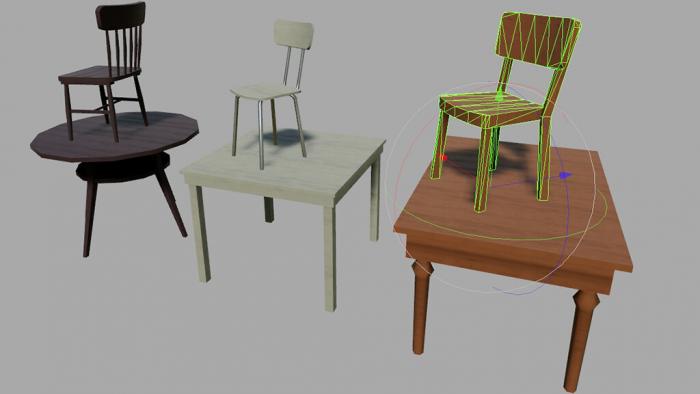 Package With Tables And Chairs (Prefab*)