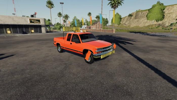 CHEVY 1500 OVERSIZE LOAD/PILOT CAR (VECTOR EDITION) V1.0.0.0