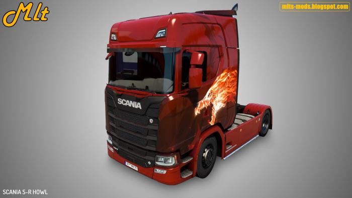 HOWL SKIN FOR SCANIA S AND SCANIA R BY MLT V0.1