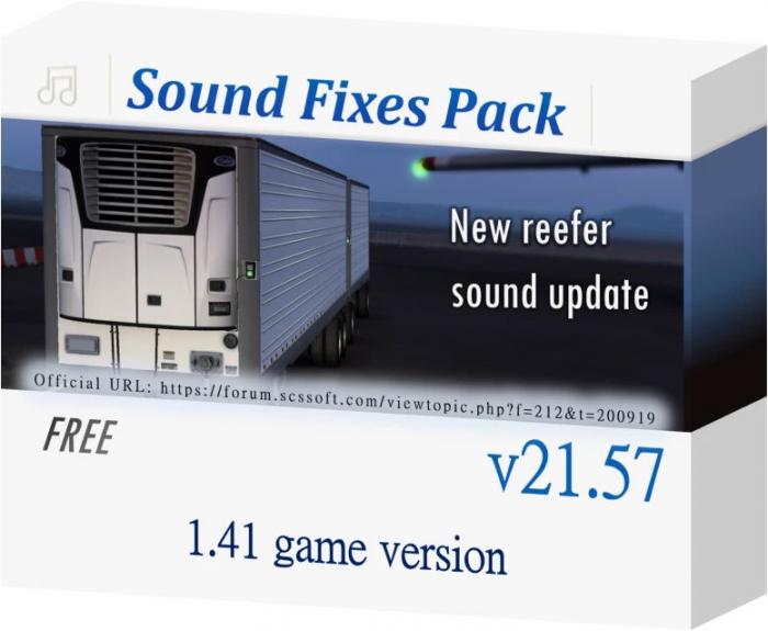 ETS2 SOUND FIXES PACK V21.57