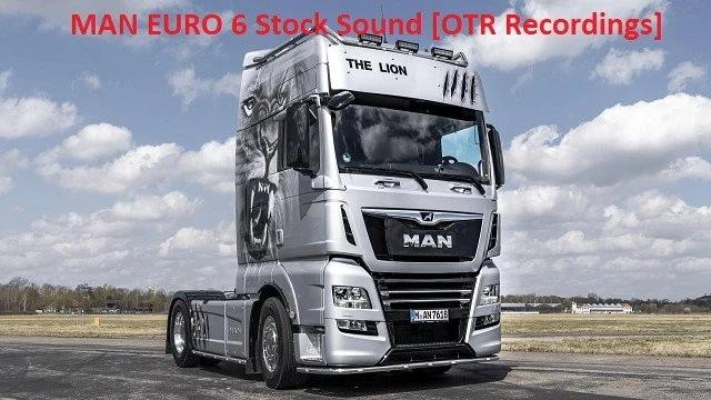 MAN TGX EURO 6 STOCK SOUND V1.0