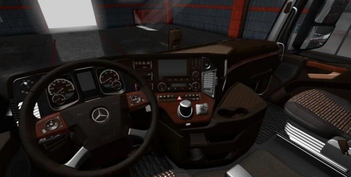 MERCEDES ACTROS MP4 LUX WOOD INTERIOR 1.41.X
