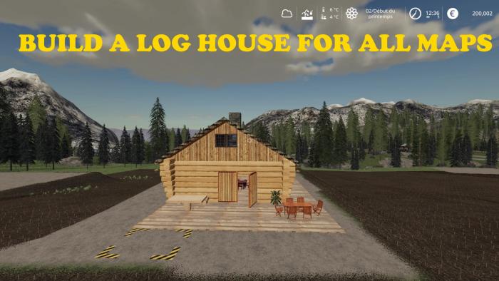 BUILDING LOG HOUSE ALL MAPS V1.0.0.0