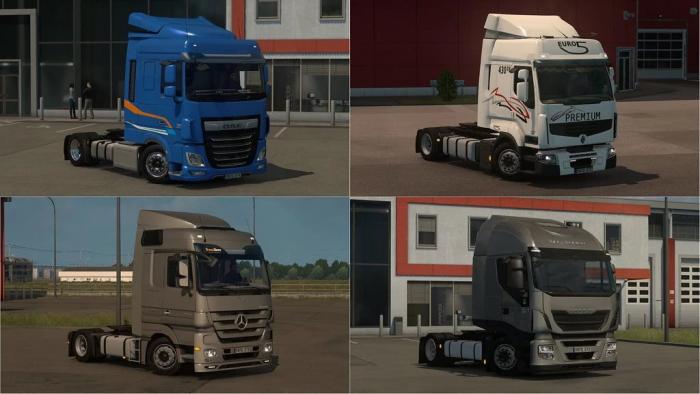 LOW DECK CHASSIS ADDONS FOR SCHUMI'S TRUCKS BY SOGARD3 V4.9 1.41