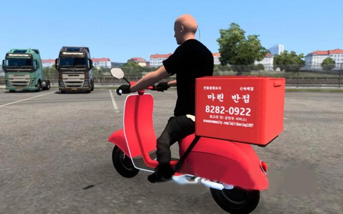 SCOOTER FAGGIO V3.0 FOR ETS2 1.41
