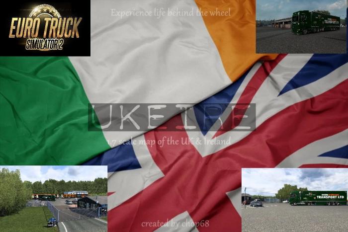 UKEIRE MAP MOD ETS2 1.41
